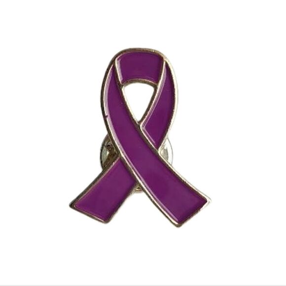 Purple Awareness Metal Pin - Picture 1 of 1